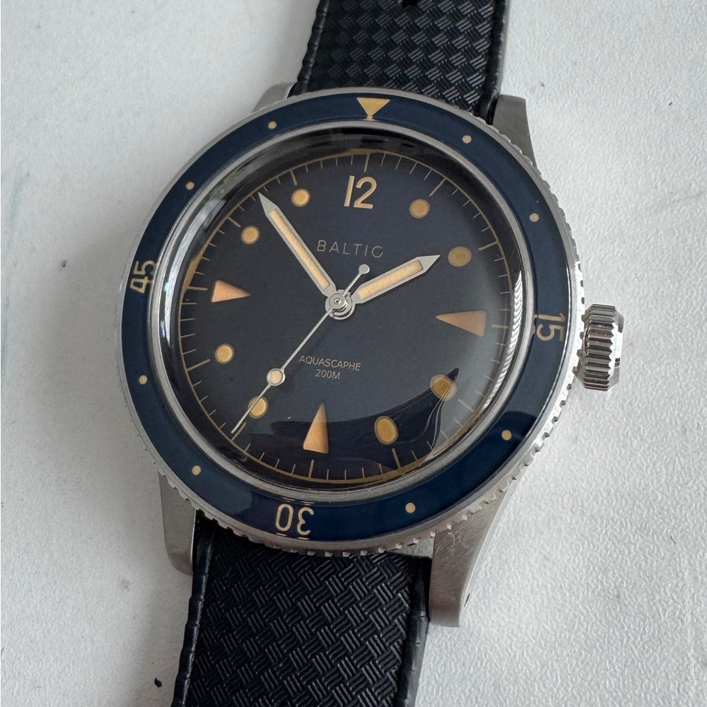 Baltic Aquascaphe Automatic Blue Dial Men's Watch - Picture 6 of 12